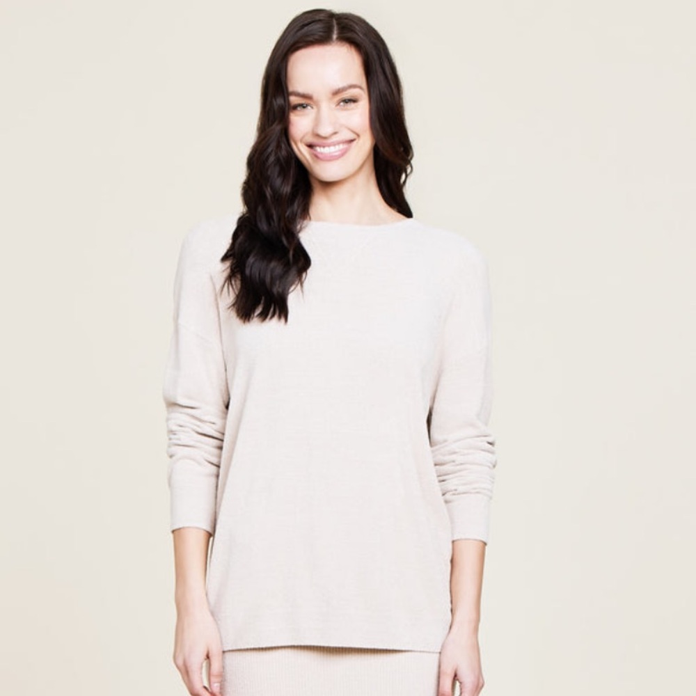 Barefoot Dreams Cozy Chic Drop Shoulder Pullover